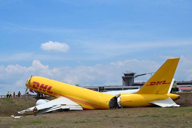 un Boeing-757, appartenant au groupe allemand DHL s'est brisé en deux à l'atterrissage ce jeudi 07 avril au Costa Rica