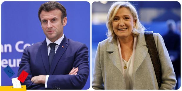 Emmanuel Macron, président et candidat à sa propre succession et Marine Le Pen candidate de l’extrême droite s’affrontent ce mercredi 20 avril 2022 lors du traditionnel débat d’entre-deux-tours des finalistes de la présidentielle, quatre jours avant le second tour.