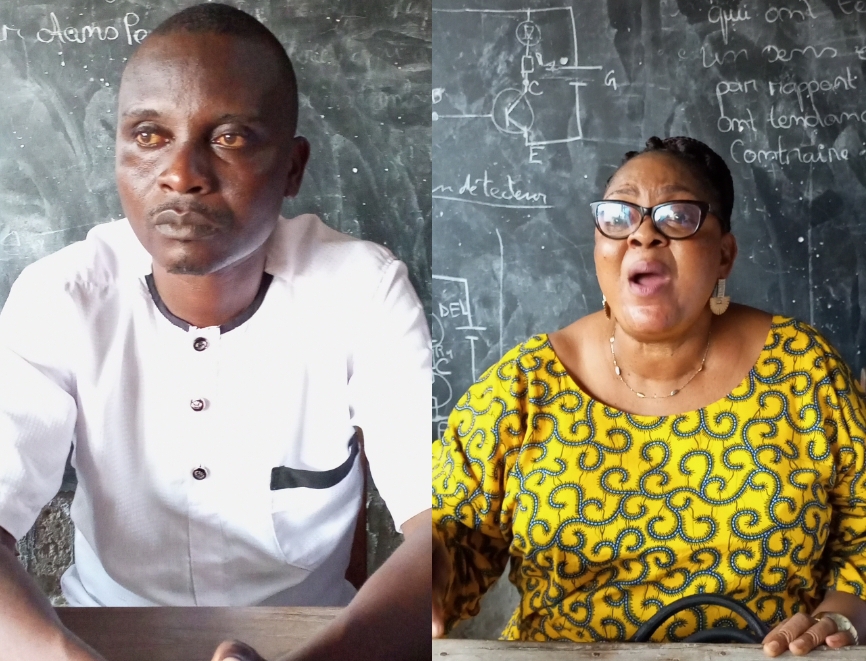 Étape 2 de l’Opération Gbadalissa dans la Commune Abomey-Calavi : Alain Amanda et Virginie Hossou Adjanohoun facilitent l’achat des produits de première nécessité à prix réel aux commerçantes