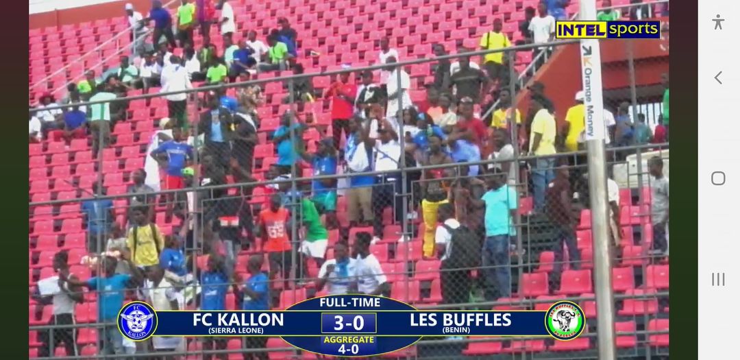Coupe CAF : Chicotés encore au match retour par Kallon Fc, les Buffles du Borgou éliminés