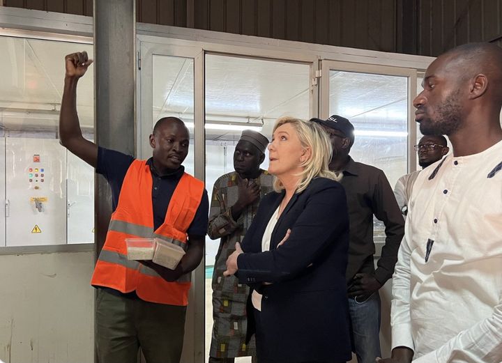 Marine Le Pen en séjour au Sénégal pour parler "co-développement euro-africain".