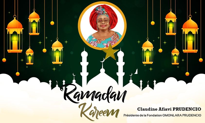 le message de Claudine Prudencio à l'occasion du ramadan