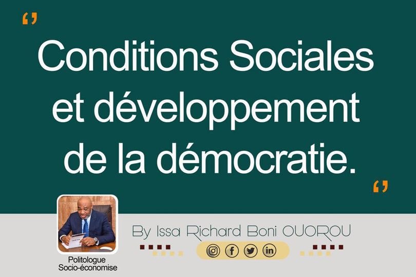 Conditions sociales et développement de la démocratie