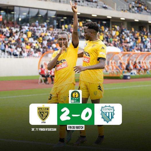 Préliminaire ligue des champions de la CAF : L’Asec Mimosas élimine Coton Fc