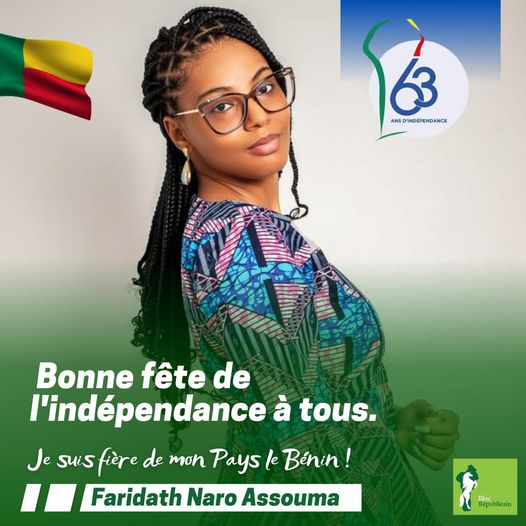 63 ans d’indépendance : Faridath Naro Assouma salue les efforts de tous pour le développement du Bénin
