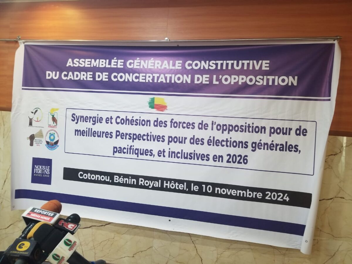 Élections générales 2026 : Grand jour pour l’opposition béninoise